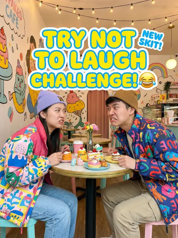 搞笑双人组合咖啡厅爆笑日常 - 抖阴 搞笑